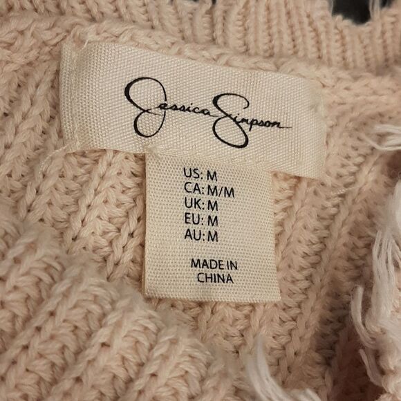 Jessica Simpson Distressed Cropped Sweater - Picture 6 of 10